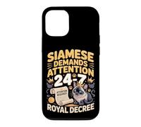 Siamese Demands Attention 24/7 Royal Decree Case for iPhone 12/12 Pro