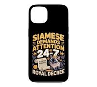Siamese Demands Attention 24/7 Royal Decree Case for iPhone 13