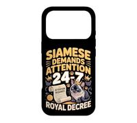 Siamese Demands Attention 24/7 Royal Decree Case for iPhone 17 Pro
