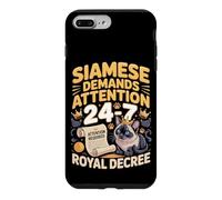 Siamese Demands Attention 24/7 Royal Decree Case for iPhone 7 Plus/8 Plus