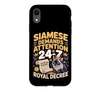 Siamese Demands Attention 24/7 Royal Decree Case for iPhone XR