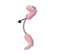 Siamese Dinosaur Toys Cartoon Plush Dinosaur Interactive Supply Pet Toy Bell Accessories