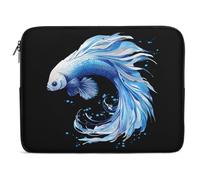 Siamese Fighting Betta Fish Laptop Case Sleeve Bag 15inch Durable Shockproof Protective Computer Carrying Cover Briefcase