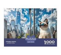 Siamese Kitten Cat 1000 Piece Puzzle For Adults And Kids Pet Animal Whimsical Challenge Perfect for Relaxation Educational Games 70x50cm/1000pcs