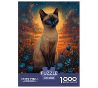 Siamese Kitten1000Pieces JigsawPuzzlesanimal KidsforAdult Challenging LargePiecePuzzles Age12+byth EducationalGame Uncover The Puzzle 38x26cm/1000pcs