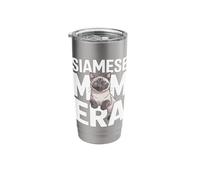 Siamese Mom Era Cute Siamese Cat Lover Stainless Steel Insulated Tumbler