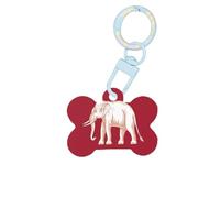 Siamese Sovereignty Flag Dog Tags for Pets,Bone-Shaped Acrylic Pet ID Tags,Perfect for Small to Large Dogs and Cats,Cute & Functional