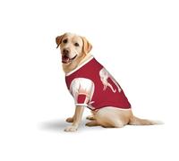 Siamese sovereignty flag Print Breathable Dog Tshirt for Medium Large Breed