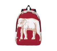 Siamese sovereignty flag Print Canvas Backpack Rucksack Multi-Pocket