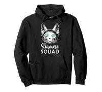 Siamese Squad Cat Pullover Hoodie