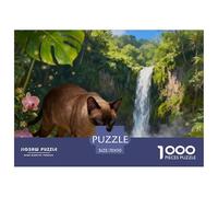 Siamese1000 Piece Puzzle Puzzle Games Cute Cats Colourful Puzzle for Adults Children 70x50cm/1000pcs