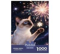 Siamois Jigsaw Puzzles for Adults The Impossible Challenge 1000 Piece Difficult Hard Jigsaw Puzzles for Man And Woman with Letters on Back 70x50cm/1000pcs