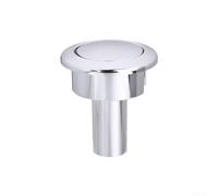 Siamp Storm 33A Toilet Push Button Replacement Chrome Single Flush Bathroom Cistern Flush Repair Part 48mm 58mm Size (A)