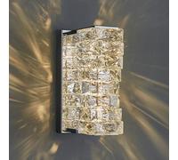 SIAMZYWV LED Wall Sconce Crystal Wall Light Postmodern Vanity Wall Lamp Fixture Stainless Steel Sconces Wall Lighting Indoor for Living Room Bedroom Home Decor Wall Mount Lights