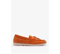 Siani Orange Suede Loafers - Orange Suede / 36
