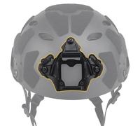 SIANKO Tactical Helmet NVG Shroud for ACH/MICH/OPS-Core/Fast Helmet,Goggles and Sports Camera Bracket Mount Accessories (Black)