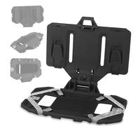 SIANKO Tactical Phone Fixing Holder,Airsoft Hunting Paintball Vest Chest Rig Folding Phone Mount,Hands-Free Phone Board Plate Carrier Pouch (Black)