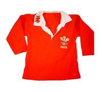 Sians Fashions Wales Welsh Cymru Rugby Shirts - Red - 3-6 Months
