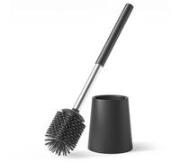Siapapla Toilet Brush & Holder Set, 304 Stainless Steel, Replaceable Head