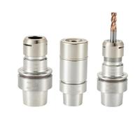 SIAQWYENZ HSK25E HSK32E HSK40E HSK50E HSK50A ER11 ER16 ER20 ER25 SK10 SK16 Tool Holder Stainless Steel Anti-Rust HSK ER SK Tool Holder Drill Chuck(HSK40E-SK10-80L)