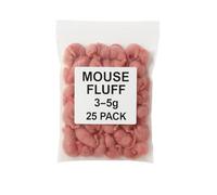 SiarFrozen Mouse Fluffs, 25 Pack (3-5g) - Premium Frozen Feeder Mice for Reptiles & Birds of Prey