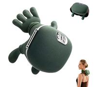 Siasoo Massager Neck, N7 Master Hand Shoulder and Neck Massager Cervical Massager, Electric Deep Tissue 3D Kneading Massage with 3-Speed Adjustment to Men Women (Green)