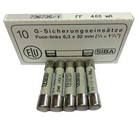 SIBA Fuse 70 172 40 7017240 70-172-40 400mA 1000V DMI Fuse JPSF083 (5) (x5 Fuses)