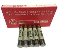 SIBA Fuse 7006563 70 065 63 70-065-63 16A 500V Ceramic Fuse JPSF030 (5)(x5 Fuses)