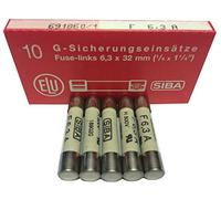 SIBA Fuse 7006563 70 065 63 70-065-63 6.3A 500V Ceramic Fuse JPSF026 (5)(x5 Fuses)