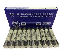 SIBA Fuse 7006565 70 065 65 70-065-65 2A 500V Time Lag Ceramic Fuse JPSF051 (10)
