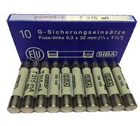 SIBA Fuse 7006565 70 065 65 70-065-65 315mA 500V Time Lag Ceramic Fuse JPSF043 (10)