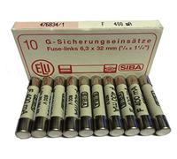 SIBA Fuse 7009463 70 09 63 70-094-63 400mA Ceramic Fuse JPSF002(10) (x10 Fuses)