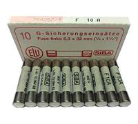SIBA Fuse 7009463 70 094 63 70-094-63 10A 600V Ceramic Fuse JPSF010 (x10 Fuses)