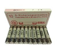 SIBA Fuse 7009463 70 094 63 70-094-63 2A 600V Ceramic Fuse JPSF006(10) (x10 Fuses)