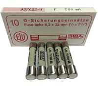 SIBA Fuse 7009463 70 094 63 70-094-63 500mA Ceramic Fuse JPSF003(5) (x5 Fuses)