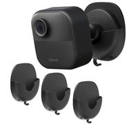 SIBADA Blink Camera Wall Mount Holder 3 Pack, No Drill No Screws Bracket for Blink Mini/Mini 2/Blink Outdoor 4/Blink Indoor Cameras, Strong Adhesive Durable for Blink Cameras, Easy to Install (Black)