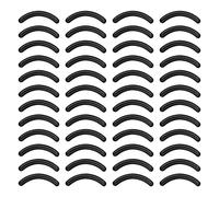 Sibba 50pcs Eyelash Curler Replacement Pads, Black Silicone Rubber Eyelash Curler Pads, Soft Eye Lash Curler Refill for Universal Eye Lash Curler
