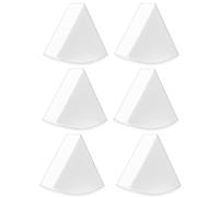 Sibba 6 PCS Beauty Makeup Sponge Make Up Sponges Face Liquid Foundation Blending Mini Facial Applicator Holder Triangle Nail Art Tool Halloween Cosmetic Artist Set