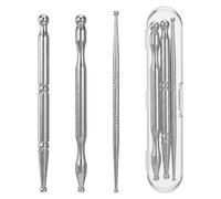 Sibba Pack of 3 Acupuncture Pen Trigger Point Pusher Stainless Steel Acupressure Rod Multifunctional Massage Pen Rod for Muscle Relaxation, Acupressure and Acupuncture