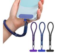 Sibba Phone Wrist Strap 3 PCS Adjustable Hand Wrist Lanyard with Tether Tabs for Smartphones Universal Cell Phone Strap for Keys USB Cards Women Men Compatible for i Phones Android Samsung
