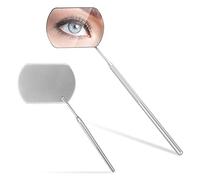 Sibba Square Lash Mirror Potable Eyelash Extensions Applicator Supplies 1 Piece Stainless Detachable False Eyelashes Mirror Eye Make-up Tools (1 PC Silver), 16 × 9 x 1.2 cm
