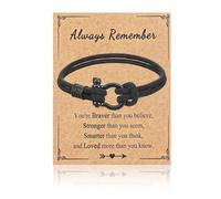 Sibba To My Man Bracelets for Son Brother Nephew Dad Adjustable Black Bracelet for Men Inspirational Motivational Birthday New Year Graduation Bracelet for Him Mens Bracelets