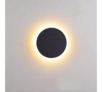 SIBEG LED Outdoor Round Wall Lights, IP65 Waterproof Garden Wall Sconce, External Wall Creativity Porch Lights, for Porch Garage Farmhouse