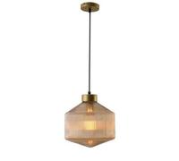 SIBEG Modern Chandelier Glass Lampshade，Nordic Glass Pendant Lamp Vintage Pendant Light Retro Glass Ceiling Light Shade High 18cm Kitchen Dining Room Bedroom Ceiling Light Fitting E27