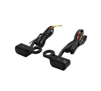 SIbeg Motorcycle Mini LED E Mark Turn Signal Light Running Indicator Lamp For R18 Black Turns Blinkers