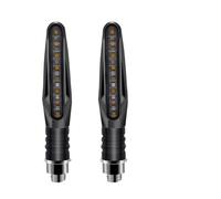 SIbeg Sequential Blinker Flasher Dynamic Flowing Universal Motorcycle Bike 12 LED Side Lamp Turn Signal Light Turns Blinkers
