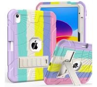 SIBEITU Kids Case for iPad (A16) 11-inch 2025 / iPad 10th Gen 10.9-inch 2022, Shockproof Rugged Hybrid 3-Layer Protective 11/10 Gen iPad Cover with Kickstand & Pencil Holder for Girls Boys, Camouflage