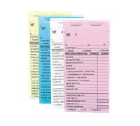 Sibel Account Book With Numbers 10pcs White