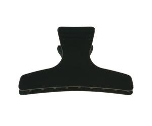 Sibel Butterfly Clamps Croco Large 12pcs Black