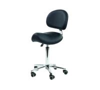 Sibel Felix Cutting Stool With Backrest Felix Black